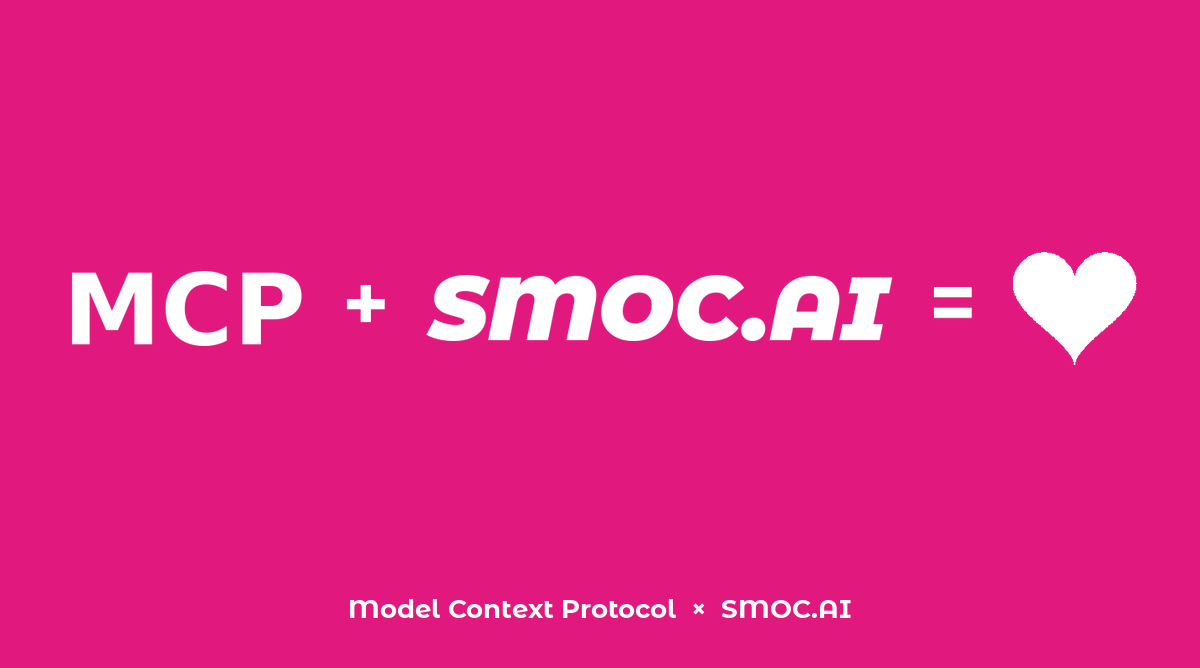 SMOC is now an API: MCP, REST, and opt-in writes
