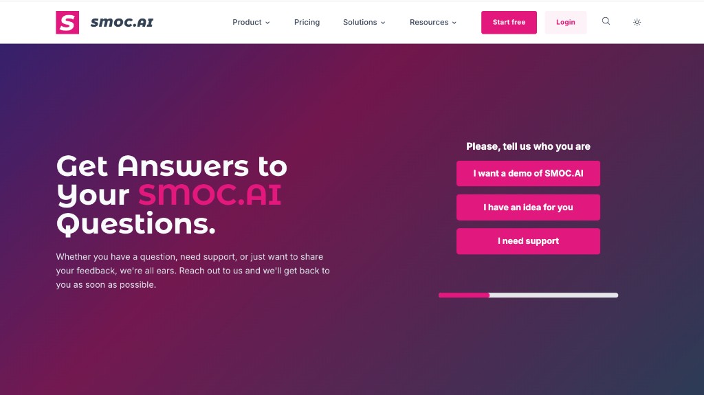 Card flows: a landing page that steps forward